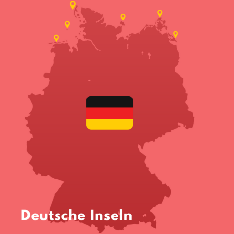 Deutsche Inseln Karte